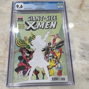 Marvel Giant-Size X-Men CGC 9.6 Graded Comic with Red and Yellow Highlights